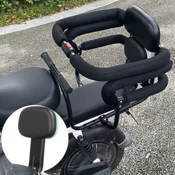 稳匠电动自行车后置宝宝安全座椅电动车后置儿童座椅全围护栏单片靠背
