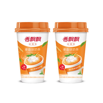香飘飘奶茶 麦香味奶茶三连杯80g*3杯  早餐代餐下午茶 速溶冲调饮料