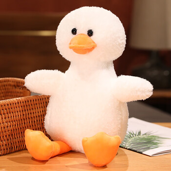 鸭可爱公主风公仔白雪鸭子毛绒玩具duck玩偶生日礼物七夕 裸鸭鸭款 35