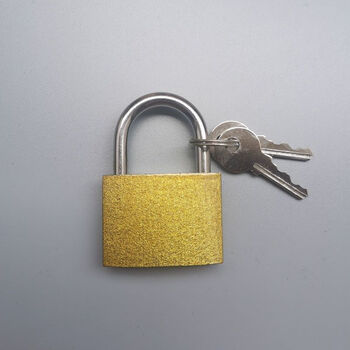 防盗锁防水防锈柜子锁防撬锁具抽屉锁宿舍小锁子通开38mm二把一字钥匙