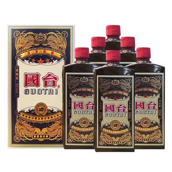 国台贵州国台金字陈酿 53度酱香型白酒 500ml 五星陈酿 整箱装(6瓶)