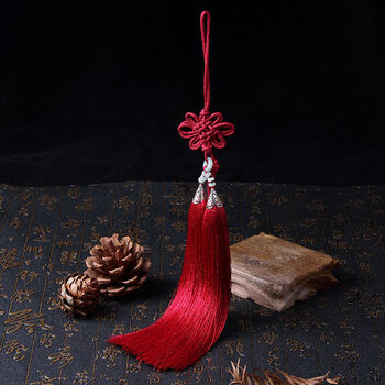 新品剑穗双流苏穗子diy手工材料饰品中国结挂饰车挂件装饰长双须流苏