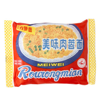 冠生园上海快乐美味肉蓉面火锅面砂锅面方便面儿时的美味 冠生园肉蓉
