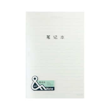gimen 巨门笔记本16K防水塑料封面简约系列学生科目练习本课堂笔记 /3本装 32K笔记本