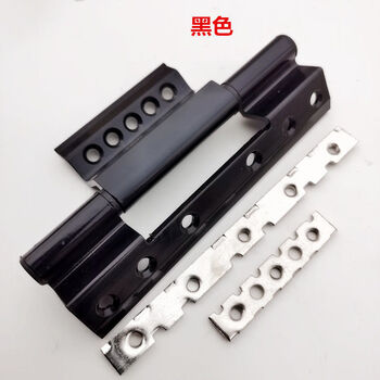 断桥铝门合页玻璃门平开门纱门加长铰链铝合金门窗免打孔三翼合页