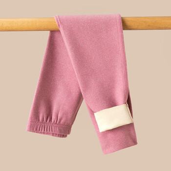 女童单件秋裤新款2-14岁小女孩穿的ab面德绒宝宝秋冬中腰无痕保暖裤