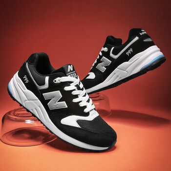 新百伦999樱花系列男鞋女鞋580复古休闲运动鞋休闲鞋 nb999-4黑银蓝