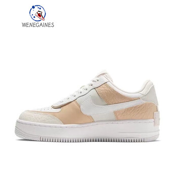 一号男af空军一号马卡龙糖果拼接低帮男鞋风板鞋女鞋nike 奶油小雏菊