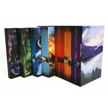 哈利波特英文原版 现货 哈利波特全集1-7册 英文原版书籍 harry potter英语全套 Complete Collection JK罗琳 哈利波特与魔法石
