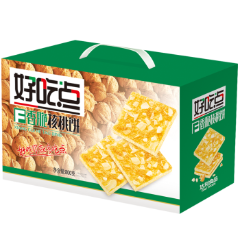 达利园饼干 好吃点香脆核桃饼800g薄饼脆片早餐食品曲奇饼干蛋糕零食办公室点心(新老包装随机发货)