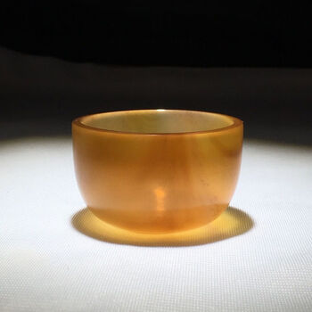 百春宝牛角杯天然天然羊角杯养生角杯高抛打磨养生杯一件