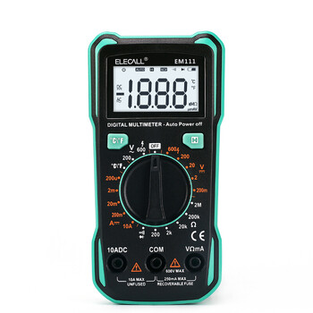 伊莱科elecallem111数字万用表高精度多功能自动数显万用表防烧电表