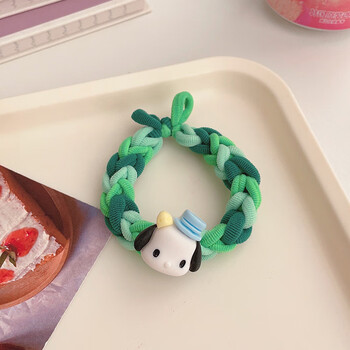 二皕克莱因蓝皮筋diy编织自制发圈少女扎头彩色头绳情侣闺蜜可当手链