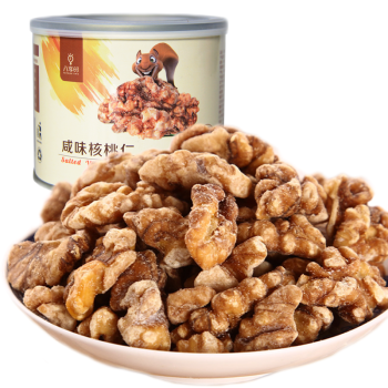 【京东出品】八享时咸味核桃仁100g 每日坚果 休闲零食 零食小吃 儿童零食 即食食品