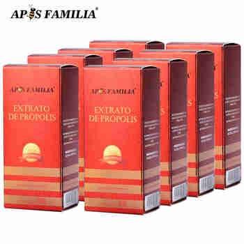 APIS FAMILIA巴西绿蜂胶液滴剂 高浓度 原装进口保健品 蜂胶滴剂 30ml 【红标】一盒（8瓶）推荐选择
