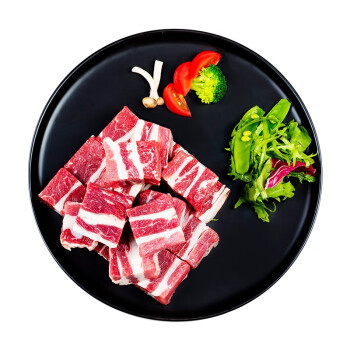 中荣 巴西原切牛腩肉块 1kg 进口草饲牛肉 生鲜