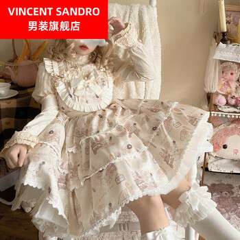 vincentsandro洛丽塔公主裙成人大码胖mm原创连衣裙甜美可爱洋装jsk