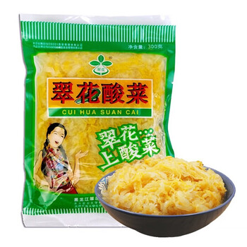 翠花东北酸菜750g袋烤肉火锅涮品饺子馅酸菜丝750g10袋装