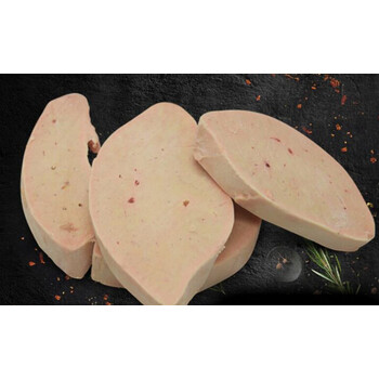 法式鹅肝 新鲜肥鹅肝500克切片分装宝宝辅食非即食鹅肝两斤 8-10片