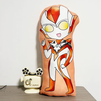 灵动创想卡通奥特曼抱枕儿童捷德睡觉公仔赛罗迪迦泽塔玩偶男孩生