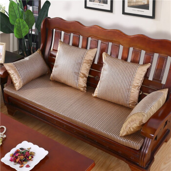 实木沙发垫夏季冰丝沙发坐垫客厅凉垫子夏凉沙发坐垫可定做 冰藤实木