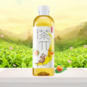 農夫山泉茶派茶π果味茶飲料900ml大瓶裝整箱蜜桃烏龍檸檬紅茶混搭