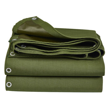 篷布军绿色加厚耐磨户外油布货车汽车防雨布遮阳布遮雨布料苫布4x5米