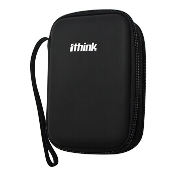 埃森客（Ithink）2.5英寸移动硬盘包防水抗震/保护套/便携式数码包【经典黑】