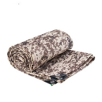 兵戎 加厚防水防雨篷布 户外遮阳苫布防晒遮雨货车蓬布 沙漠迷彩色4.