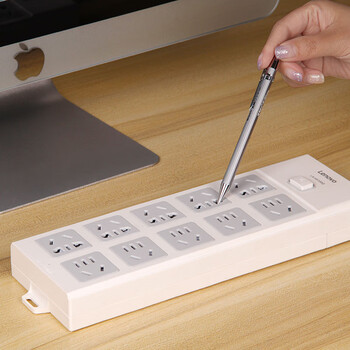 联想(lenovo)插座插排插线板插座转换器 总控开关2.8米lx-h5100g