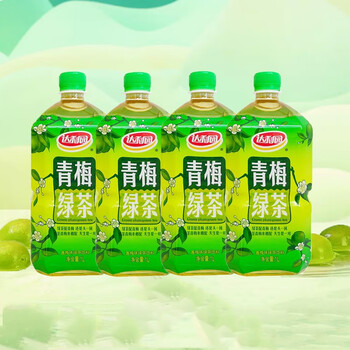 达利园青梅绿茶330/500/1000ml多种规格夏季清凉清爽果味茶饮料饮品