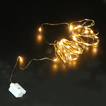 3米led灯线波波球led灯串铜线节日装饰彩灯浪漫婚房布置 3米暖光灯1个