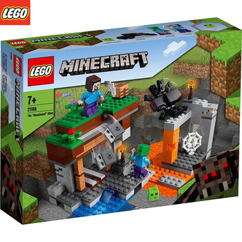 乐高lego我的世界系列拼装男孩生日21166废弃的矿井