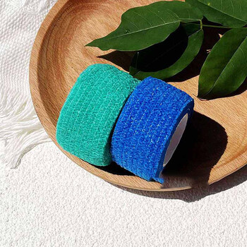 护指绷带防茧防磨手胶带可爱ins高颜值自粘手指套两只装湖蓝深蓝均码