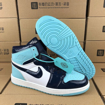 ce莆田官方【官网】aj1乔一篮球鞋男鞋全黑白熊猫绿高 旗舰221深蓝月