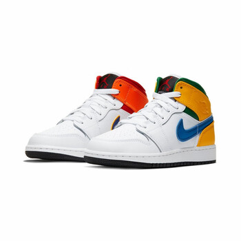 耐克air jordan 1 mid aj1 芝加哥 中帮板鞋 运动鞋 休闲鞋 554725