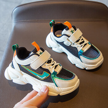 迪士尼儿童鞋女孩十一岁女童夏天单网鞋女童单网运动鞋透气夏季新款