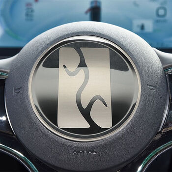 适用比亚迪海豚海豹海鸥元plus方向盘改装仰望车标logo百万级别仰望钛