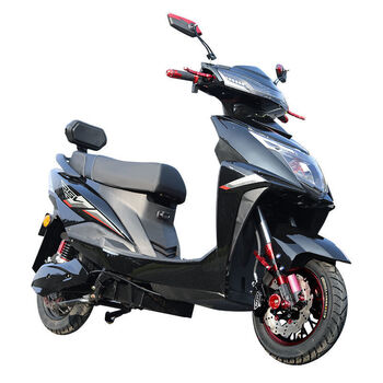 2022年锂电池电动车电瓶车6072男女高速电摩大功率长跑外卖踏板车小牛