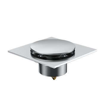 帝狼洁全铜弹跳地漏卫生间淋浴房防臭排水工程清扫口大排量弹簧芯地漏