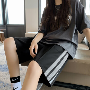 衣若彩中学生中考体育短裤女生半截裤专用跑步裤运动休闲少女五分裤