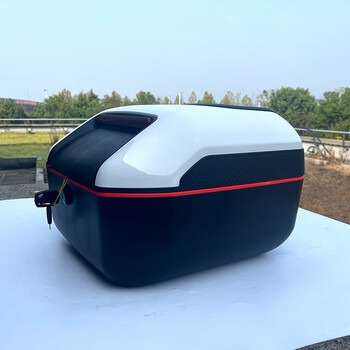 摩托车电瓶车爱玛雅迪小牛电动车后箱后面后背尾箱子后备箱厢 白色