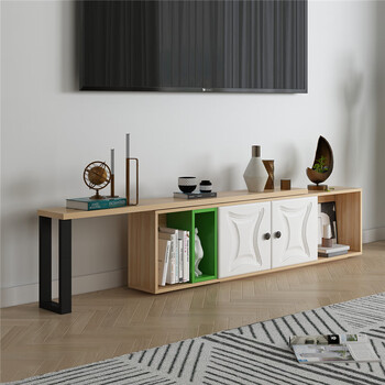 电视柜超薄超窄小户型木灵子 超窄电视柜 伸缩小户型极落地小型出租房