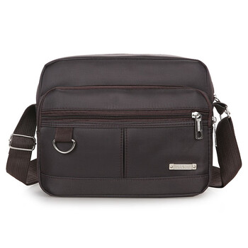 海澳德中老年包男士休闲父爸爸小包单肩斜挎包尼龙牛津布手提老人背包