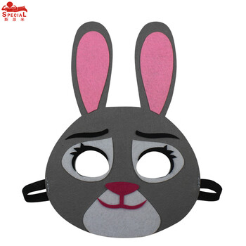 疯狂动物城兔子朱迪狐狸尼克面具万圣节儿童节子活动舞台剧 兔妈妈 4