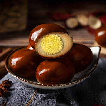 盐焗蛋卤蛋即食休闲食品办公室零食小吃东骥卤蛋卤蛋40g 卤鸭蛋40g 10