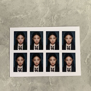 blackpink一吋照片 id卡证件照 blink周边明信片证件照片 jennie