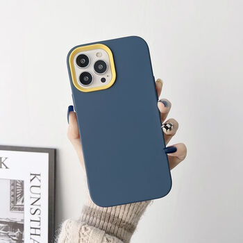 oppoa96手机壳a72/a53/a32/reno7/6pro/5 液态硅胶三合一【午夜蓝】