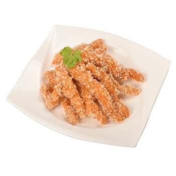 雪花排条金丝香酥黄金无骨鸡柳商用半成品冷冻油炸小吃雪花鸡柳 2斤