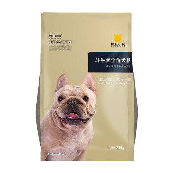 疯狂的小狗 狗粮幼犬成犬 宠物法斗专用 肉松粮2kg